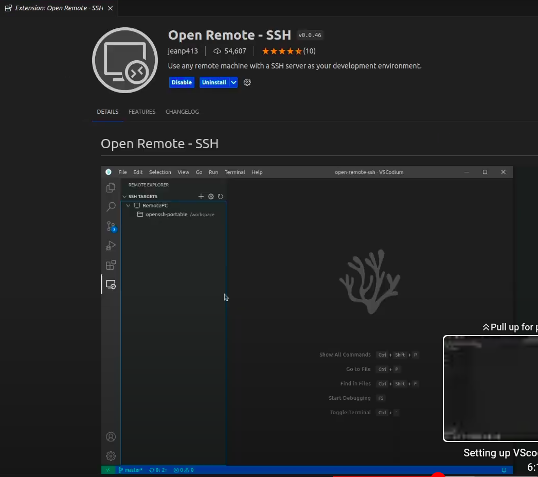 Open Remote - SSH